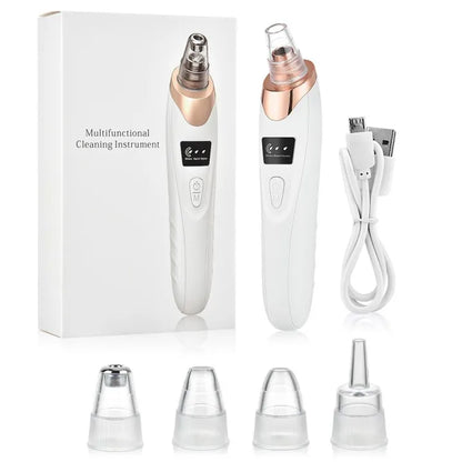 5 in 1 Electric Blackhead Acne Oil Remover Vacuum Suction Face Pore Cleaner Machine