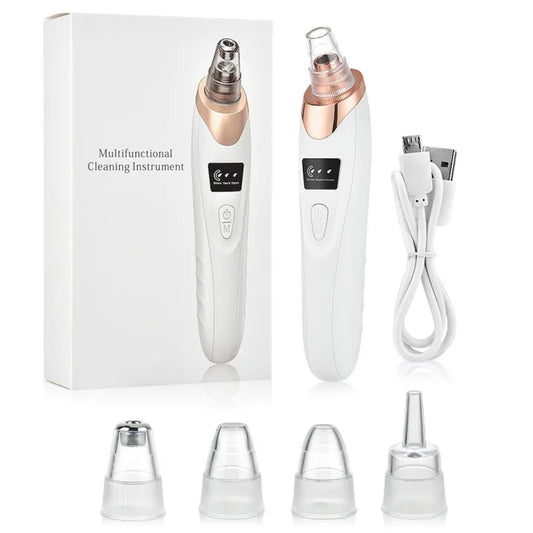 5 in 1 Electric Blackhead Acne Oil Remover Vacuum Suction Face Pore Cleaner Machine