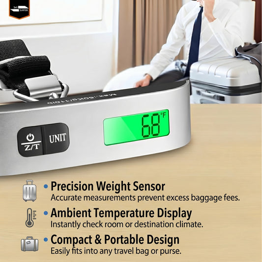 Digital Hanging Luggage Weight Scale (10g to 50Kg)