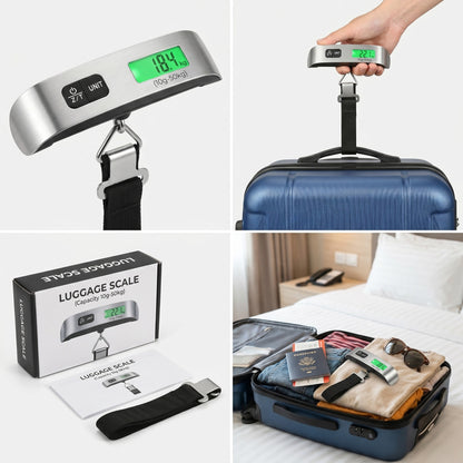 Digital Hanging Luggage Weight Scale (10g to 50Kg)