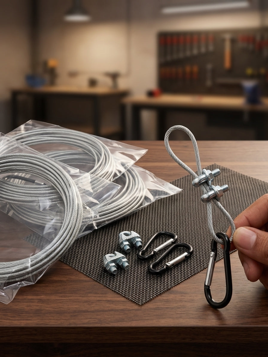 Steel Wire Rope with U-Bolt Wire and Clips