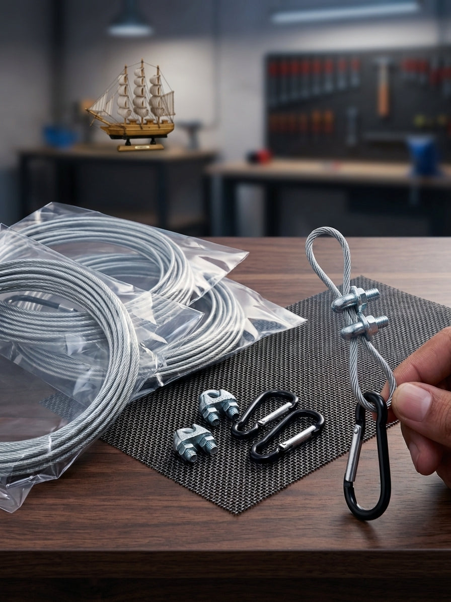 Steel Wire Rope with U-Bolt Wire and Clips