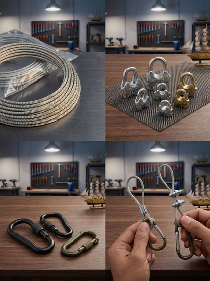 Steel Wire Rope with U-Bolt Wire and Clips
